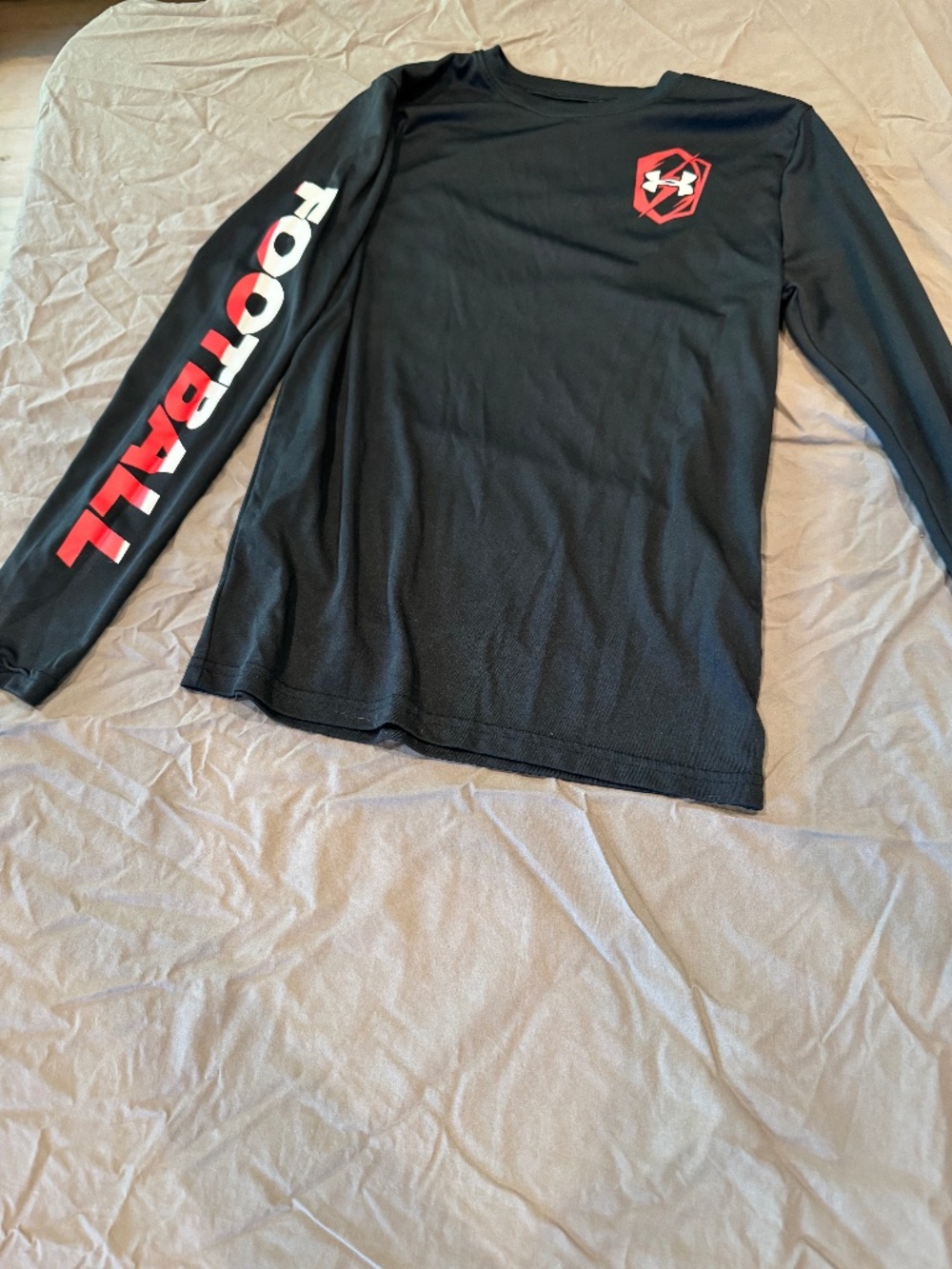 Under Armour long sleeve football heat gear shirt